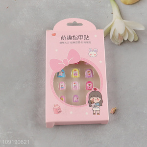 China Imports Press On Nails Cartoon False Nails for Girls