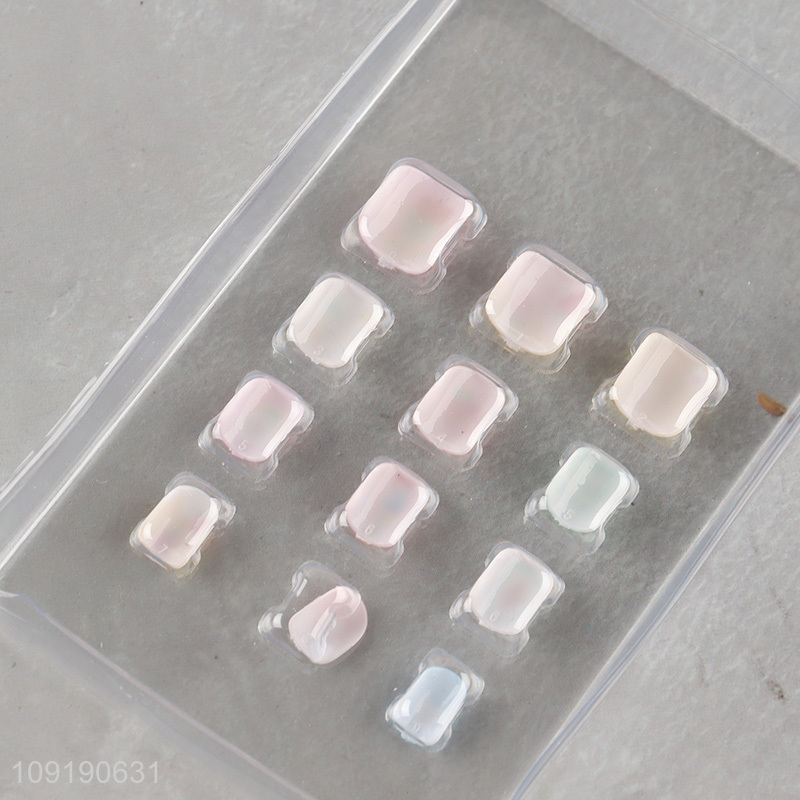 China Wholesale Cute Press On Nails Short False Nails for Kids
