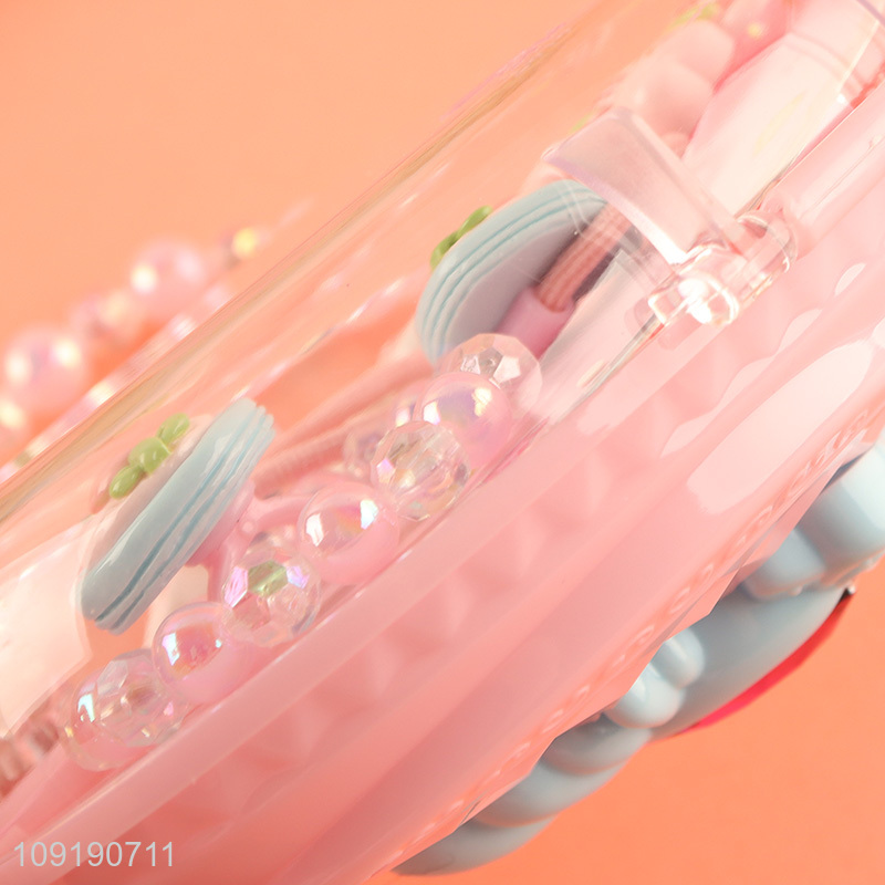 Hot Selling Girls Handbag Kids Gift Box Hair Accessories Bracelet Set