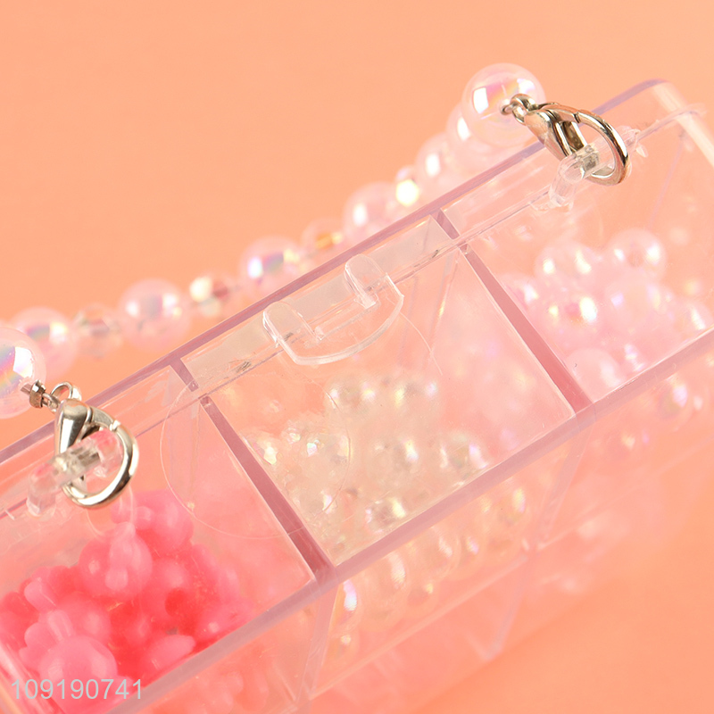 New Arriavl Kids Girls DIY Jewelry Making Kit With Loose Beads