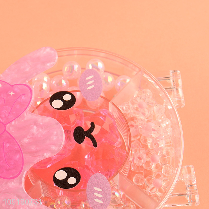 Hot Selling Girls Handbag Loose Beads Jewelry Bracelet Making Kit