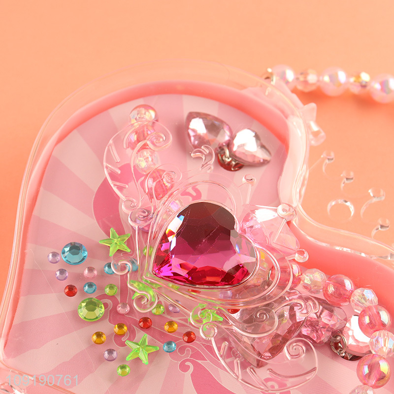 Good Quality Girls Handbag Fashion Jewelry Gem Rhinestone Set for Kids