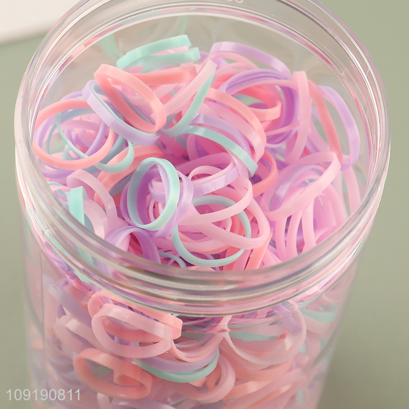 New Product Multi Color Elastic No Damage Hair Ties for Toddlers