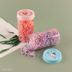 New Product Multi Color Elastic No Damage Hair Ties for Toddlers