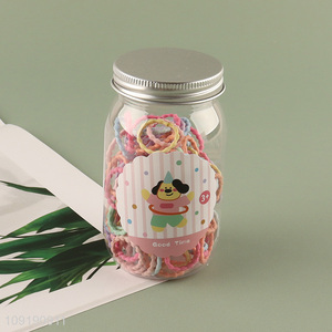 High Quality Colorful Soft Elastic Hair Ties for Baby Toddlers