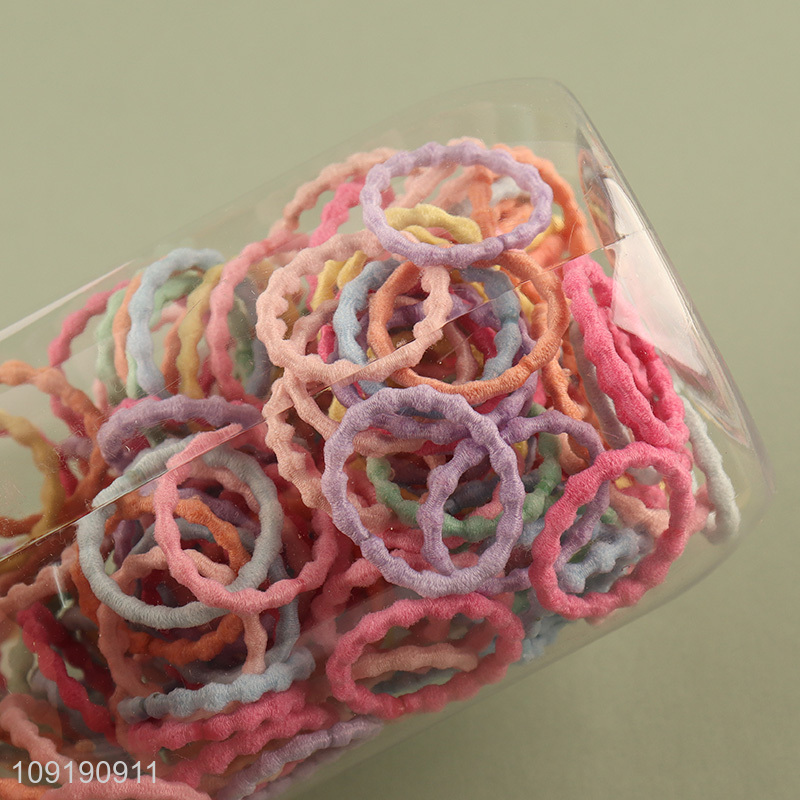 High Quality Colorful Soft Elastic Hair Ties for Baby Toddlers