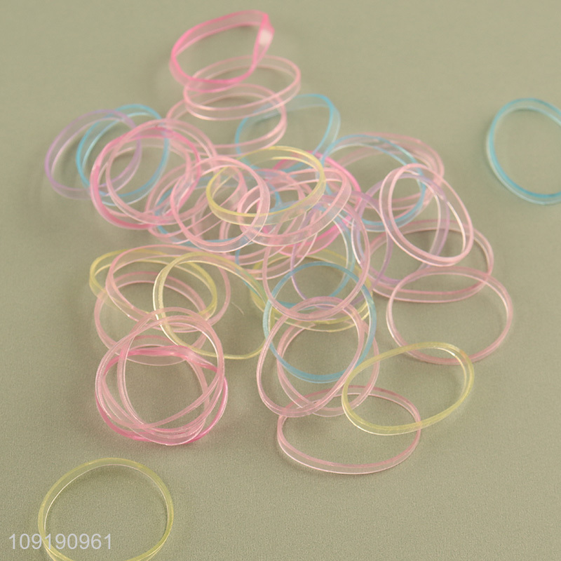 New Product Candy Color Hair Ties Elastic Hair Bands for Kids