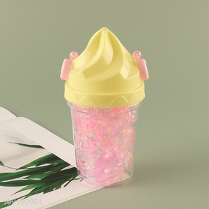 New Product Candy Color Hair Ties Elastic Hair Bands for Kids