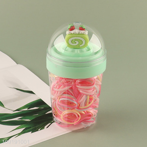 Factory Supply Colorful Elastic Hair Ties for Baby Toddler Kids