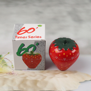 China factory household strawberry shape cooking timer kitchen timer