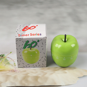 Hot selling apple shape plastic cooking timer kitchen timer wholesale