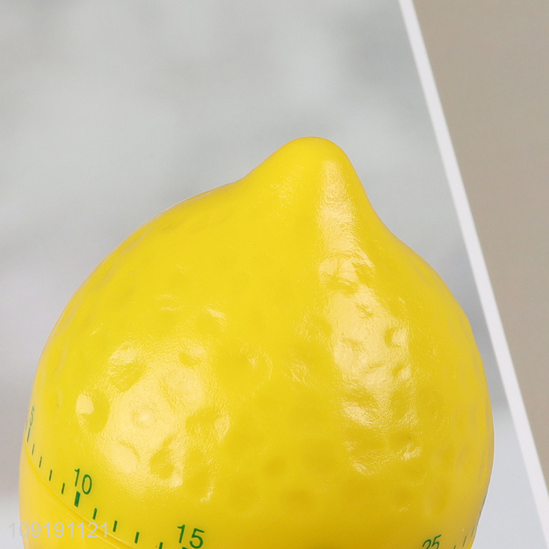 Factory supply lemon shape kitchen timer countdown mechanical timer for sale