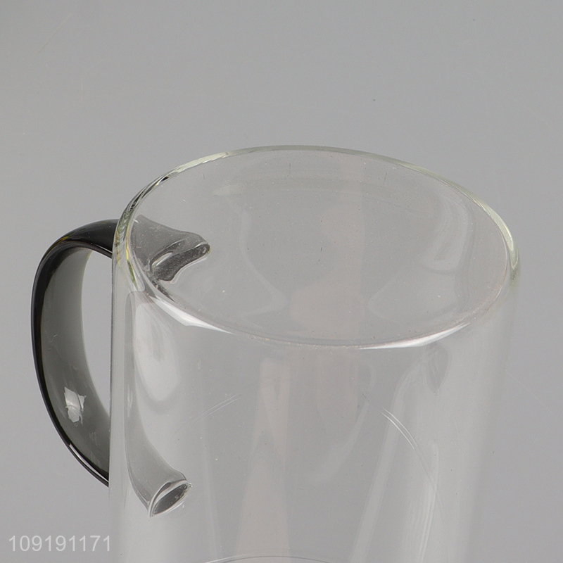 New arrival unbreakable glass water cup drinking cup with handle
