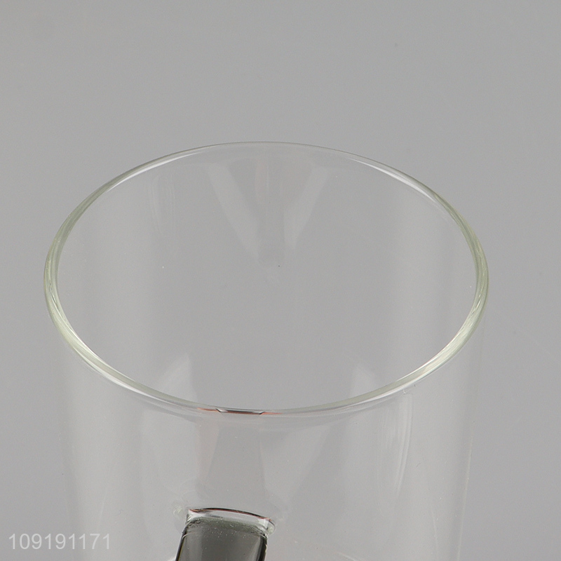 New arrival unbreakable glass water cup drinking cup with handle