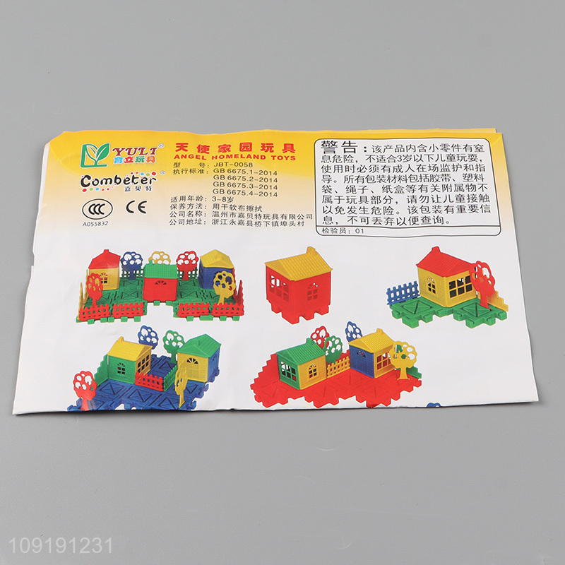 Popular products plastic diy building block toys children educational toys