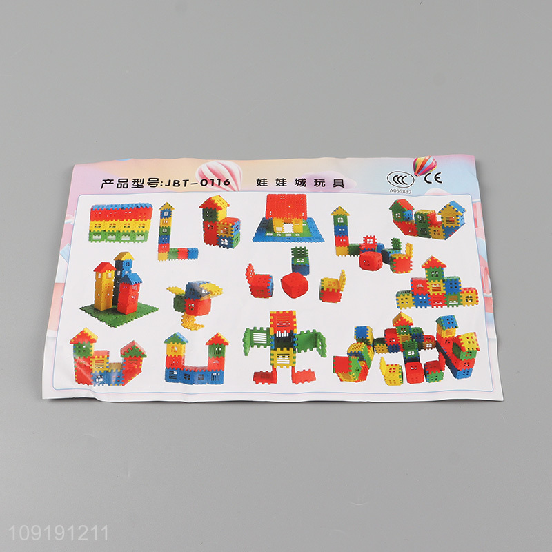 Top selling kids educational toys diy building block toys set