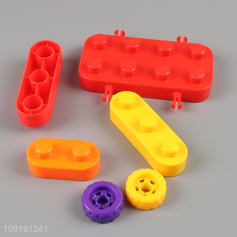 New arrival children plastic building block toys diy toys for sale