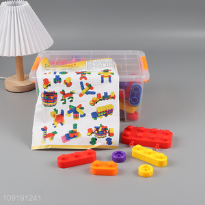 New arrival children plastic building block toys diy toys for sale