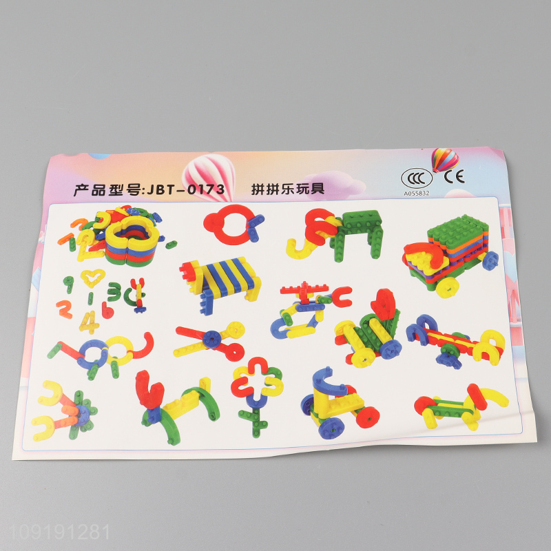 Good selling plastic building block toys educational toys wholesale