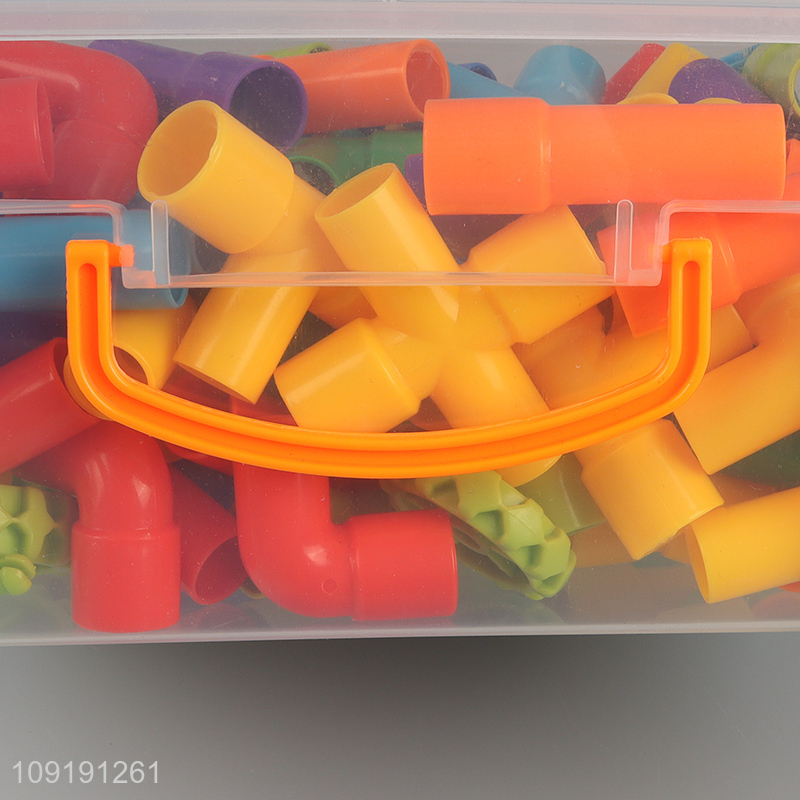 New product children diy plastic building block toys set