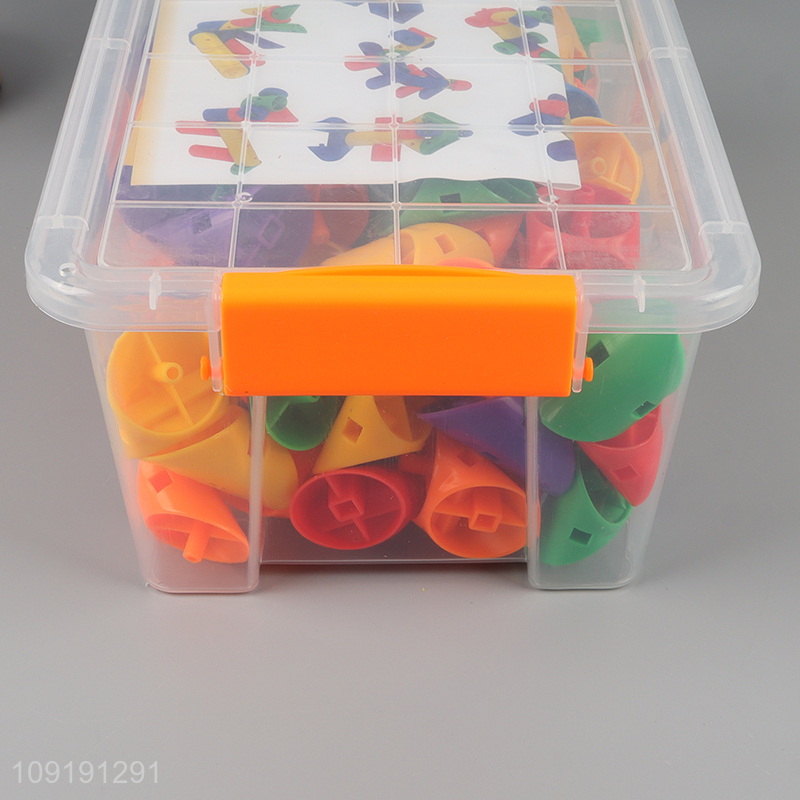 Factory price plastic children educational toys building block toys set