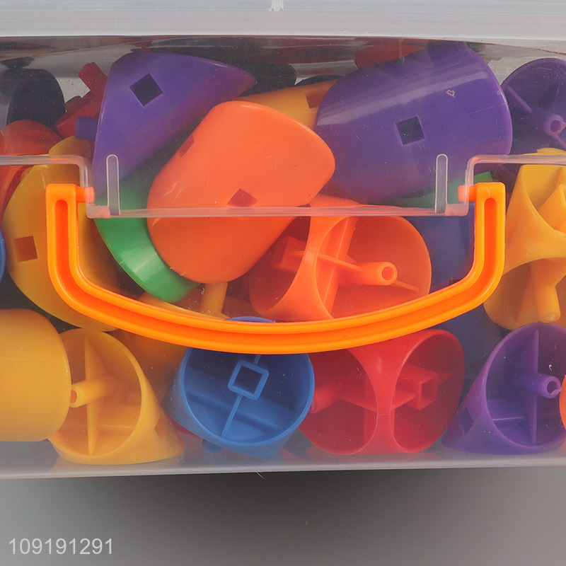 Factory price plastic children educational toys building block toys set