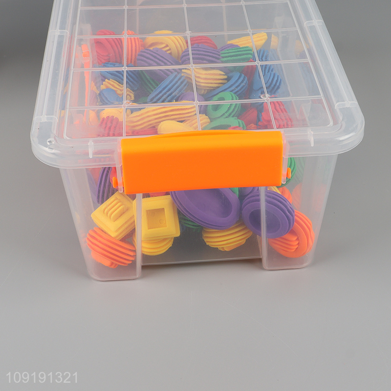 Yiwu market non-toxic plastic building block toys educational toys for kids
