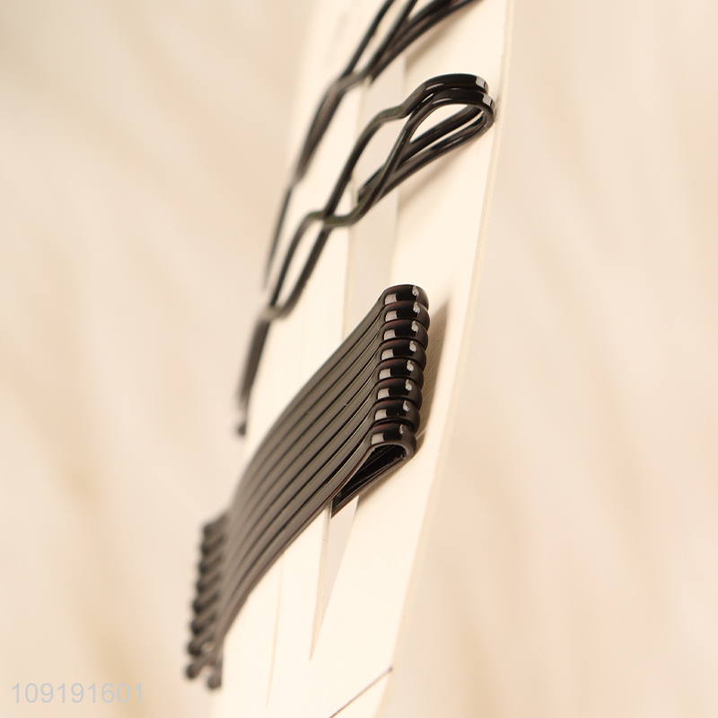 High Quality 10 Pieces Black Metal Hair Clips Hairpin Set for Women