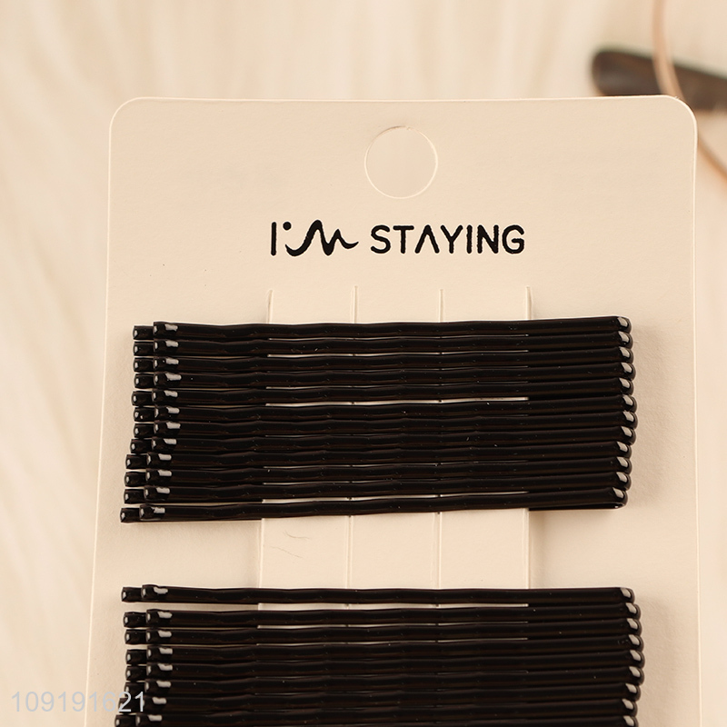 China Imports 23 Pieces Black Bobby Pins Hair Clips Hair Accessories