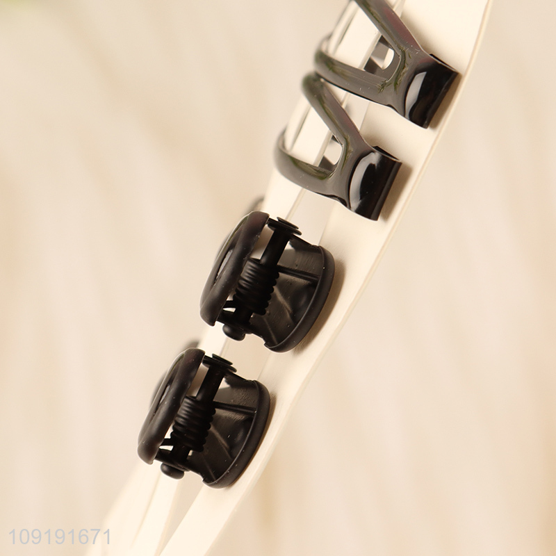 Hot Selling 4 Pieces Black Metal Hair Clips Set for Women Girls Kids