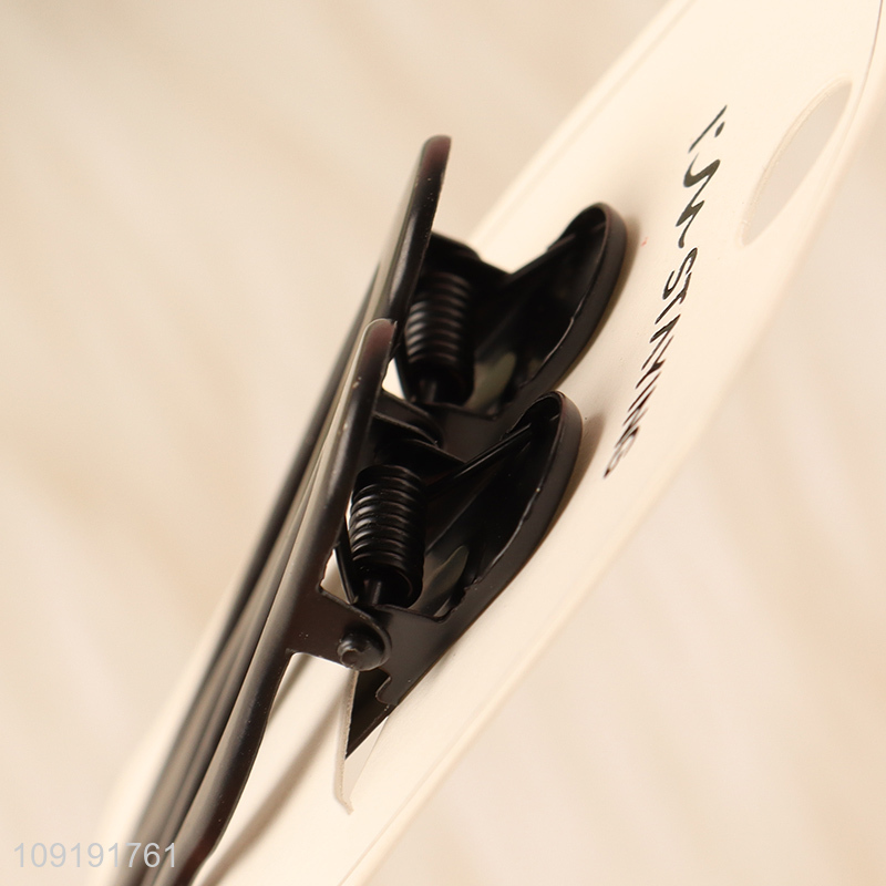 Hot Selling 2 Pieces Black Alligator Hair Clips Metal Hair Accessories