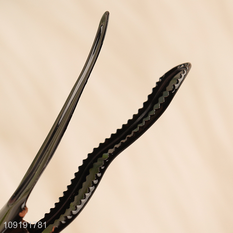 High Quality 3 Pieces Black Alligator Hair Clips Hair Accessories