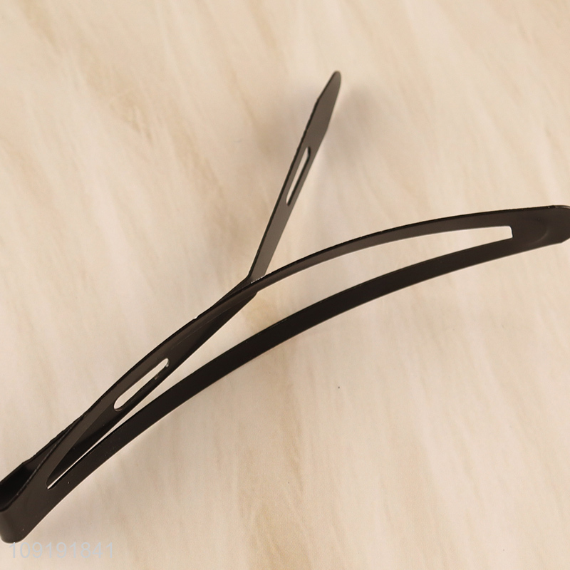 New Arrival 4 Pieces Black Metal Alligator Hair Clips for Women Girls