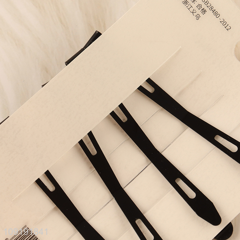 New Arrival 4 Pieces Black Metal Alligator Hair Clips for Women Girls