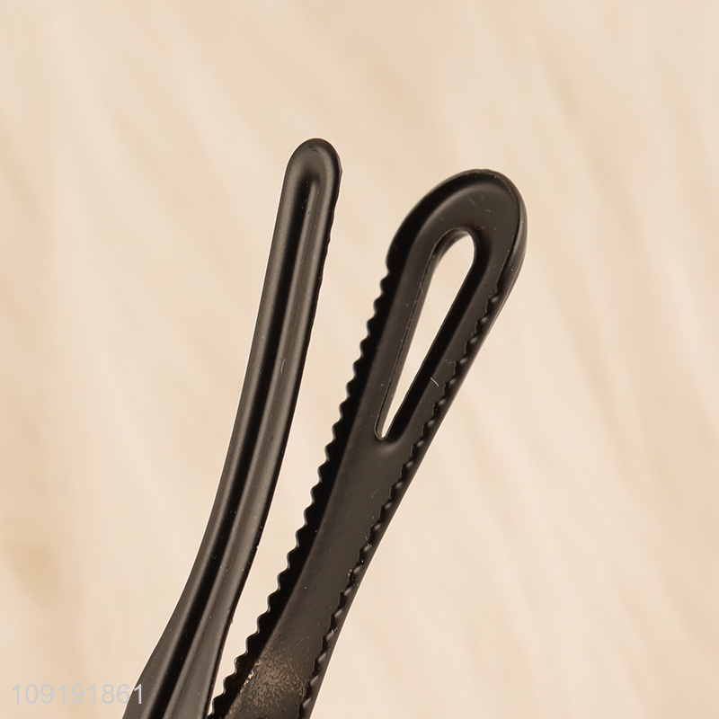 New Product 4 Pieces Black Hair Clips Non-Slip Metal Hair Clips