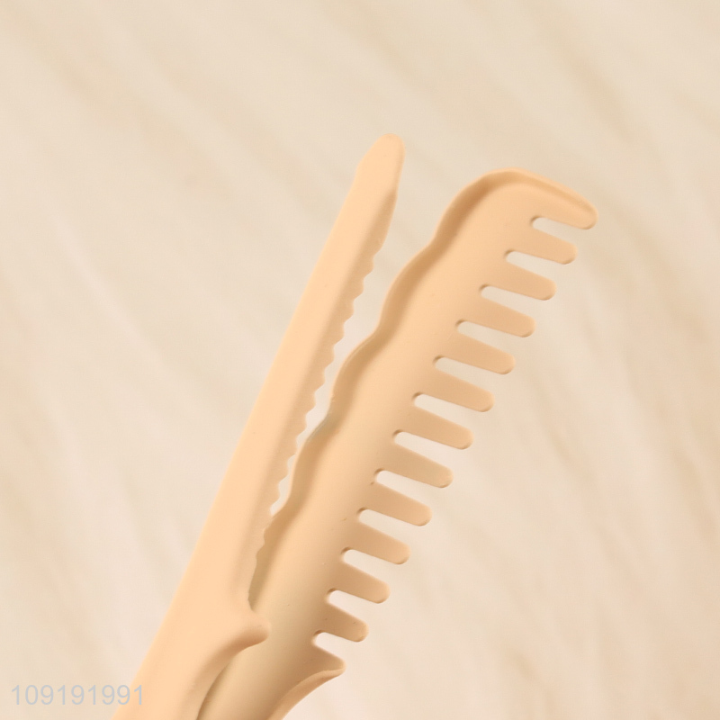 China Imports 3 Pieces Matte Alligator Hair Clips Comb Hair Clips