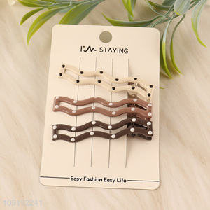 High Quality 3 Pieces Cute Hairpins Alligator Hair Clips for Women