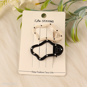 Hot Selling 2 Pieces Cloud Hair Clips Non-Slip Metal Hair Clips