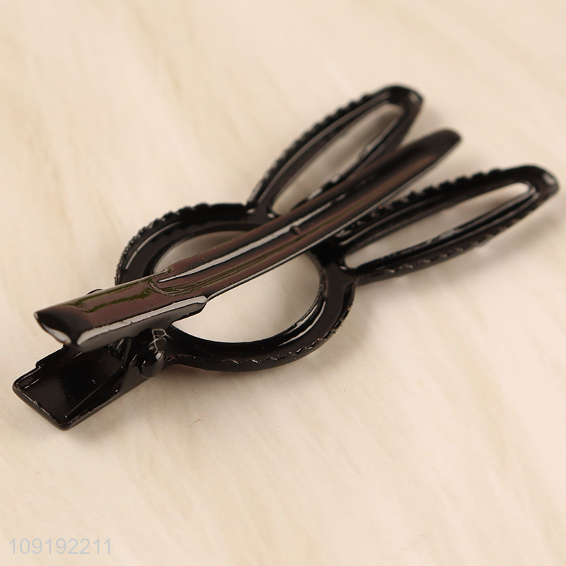 New Arrival 3 Pieces Rabbit Hair Clips Non-Slip Bang Clips Set