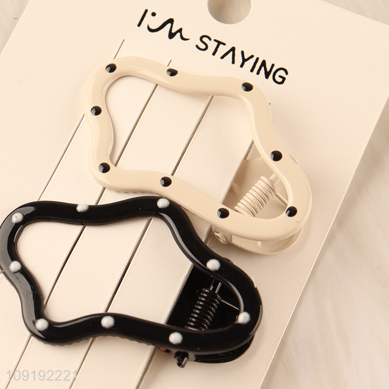 Hot Selling 2 Pieces Cloud Hair Clips Non-Slip Metal Hair Clips