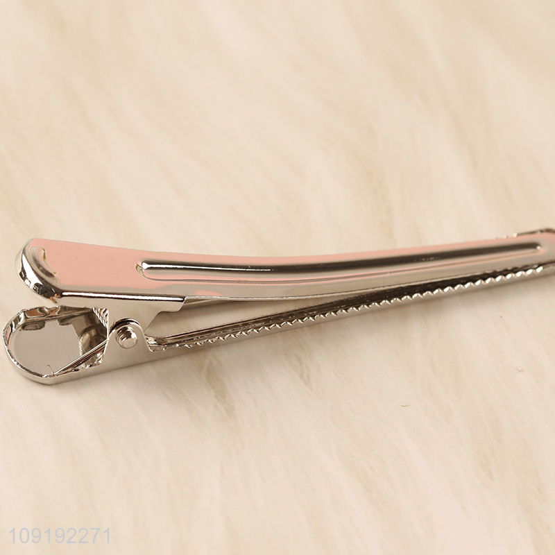Good Quality 3 Pieces Silver Metal Alligator Hair Clips for Women Girls