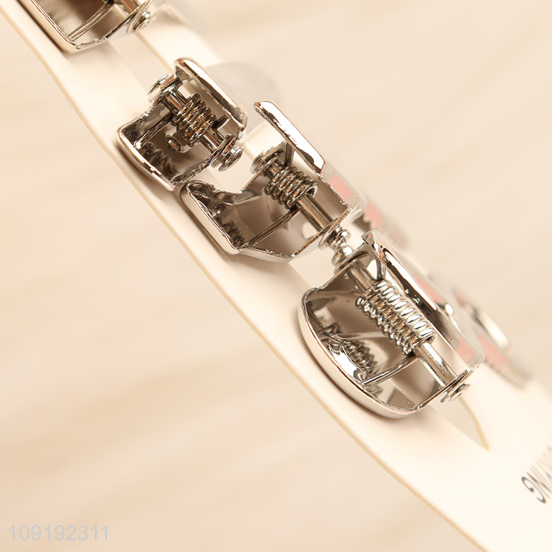 High Quality 4 Pieces Silver Metal Hair Clips Hairpin Set for Women