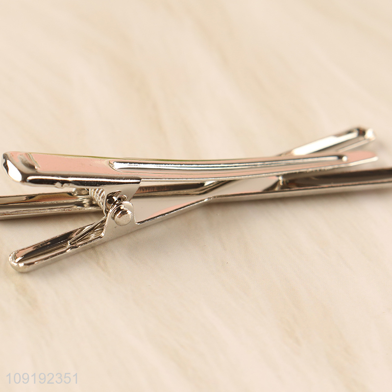 Wholesale 3 Pieces Silver Hair Clips Metal Hair Pins for Kids Girls