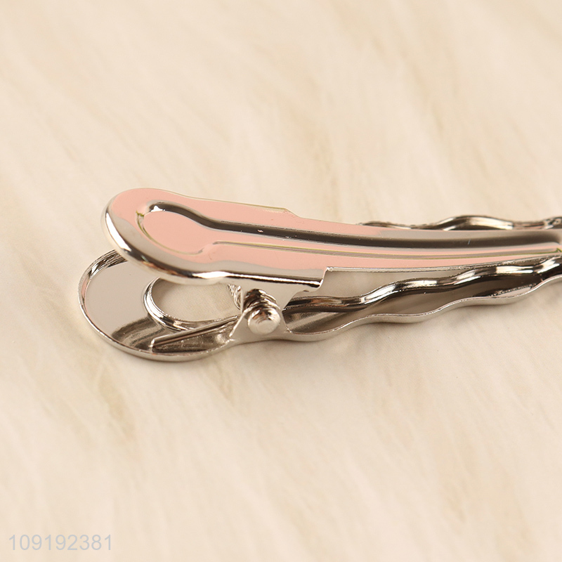 Hot Selling 3 Pieces Silver Metal Hair Clips Set for Women Girls Kids