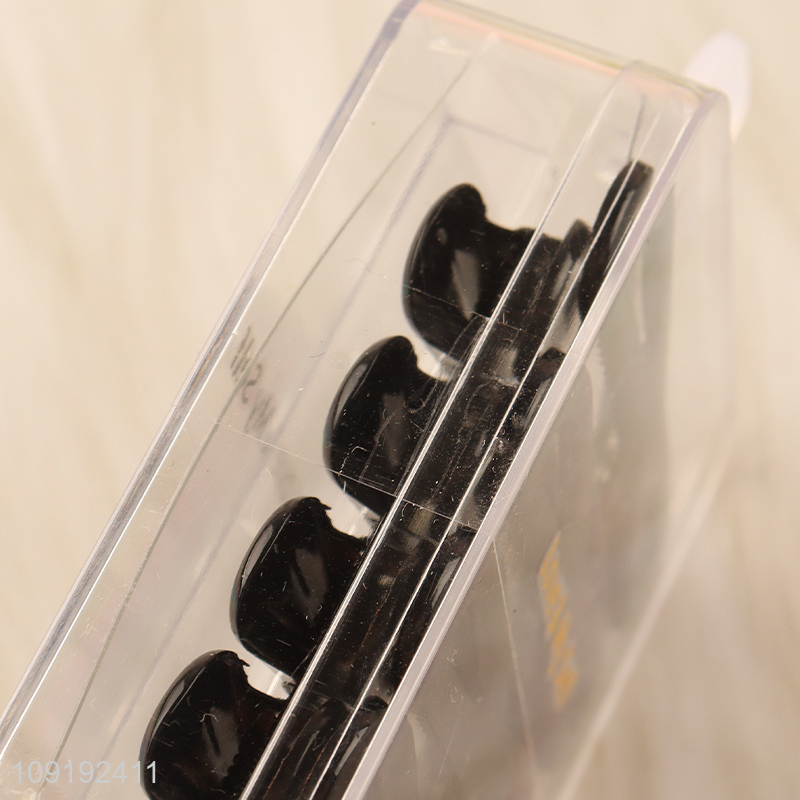 New Product 8 Pieces Black Hair Clips Non-Slip Metal Bang Clips
