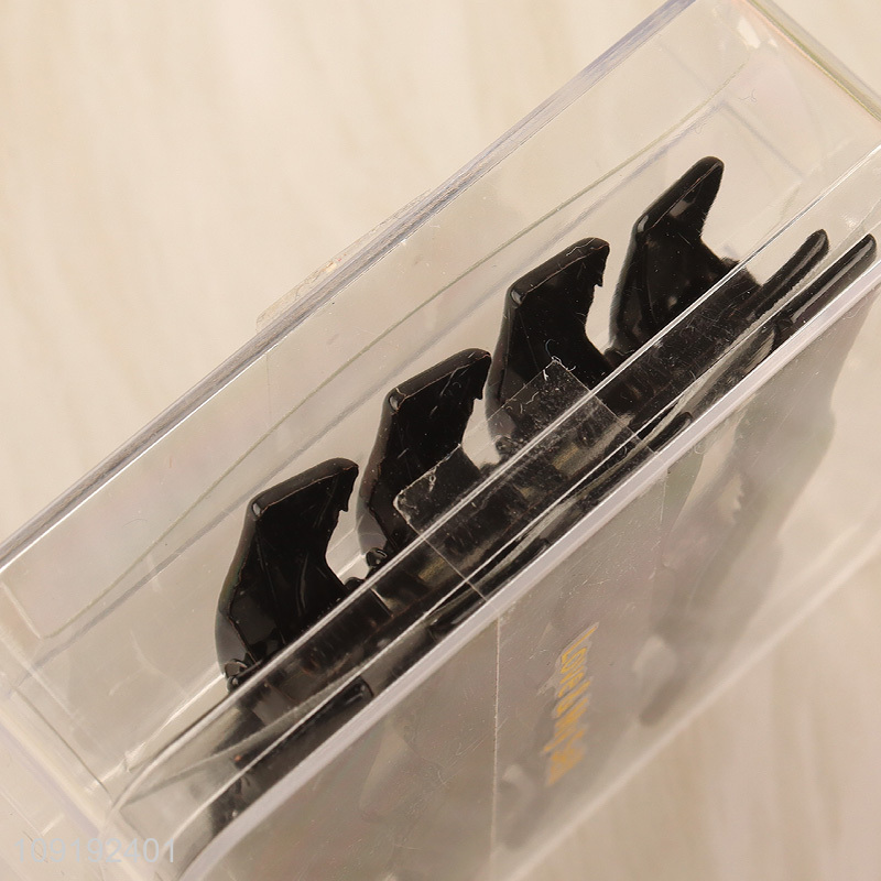 Hot Selling 8 Pieces Black Metal Hair Clips Bang Hair Clips Set