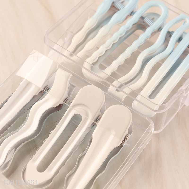 Good Quality 8 Pieces Colorful Metal Alligator Hair Clips for Women Girls