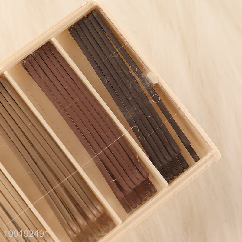 New Product 24 Pieces Colorful Metal Bobby Pins Hair Styling Clips