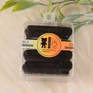 New Arrival 8 Pieces Black Alligator Hair Clips Duckbill Hair Clips