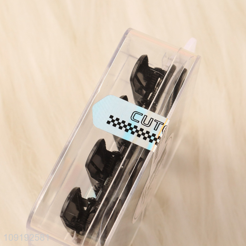 New Arrival 8 Pieces Black Alligator Hair Clips Duckbill Hair Clips